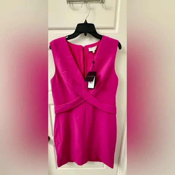 Halston Colette Crossover Mini Dress - Picture 6 of 10